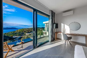 Contemporary Sea View Villa with Pool, Orašac