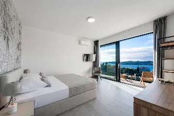 Contemporary Sea View Villa with Pool, Orašac