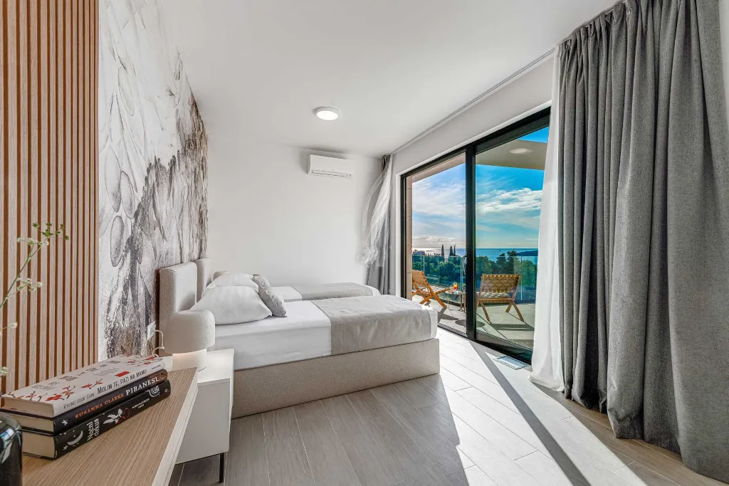 Contemporary Sea View Villa with Pool, Orašac