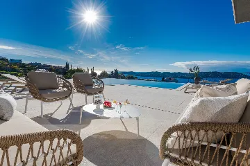 Contemporary Sea View Villa with Pool, Orašac