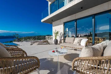 Contemporary Sea View Villa with Pool, Orašac