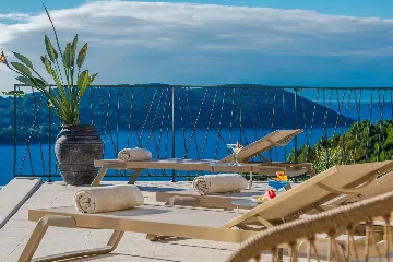 Contemporary Sea View Villa with Pool, Orašac