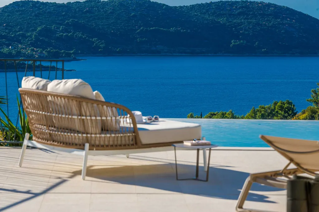 Contemporary Sea View Villa with Pool, Orašac