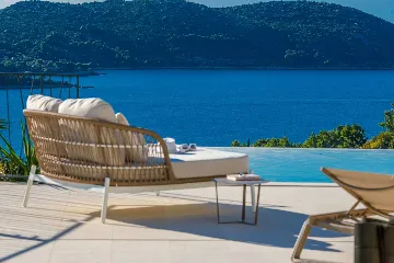 Contemporary Sea View Villa with Pool, Orašac