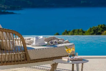 Contemporary Sea View Villa with Pool, Orašac