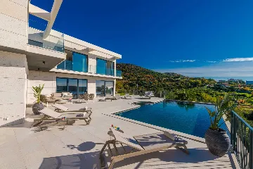 Contemporary Sea View Villa with Pool, Orašac
