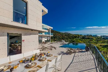 Contemporary Sea View Villa with Pool, Orašac