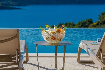 Contemporary Sea View Villa with Pool, Orašac