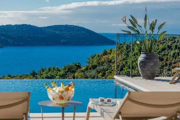 Contemporary Sea View Villa with Pool, Orašac