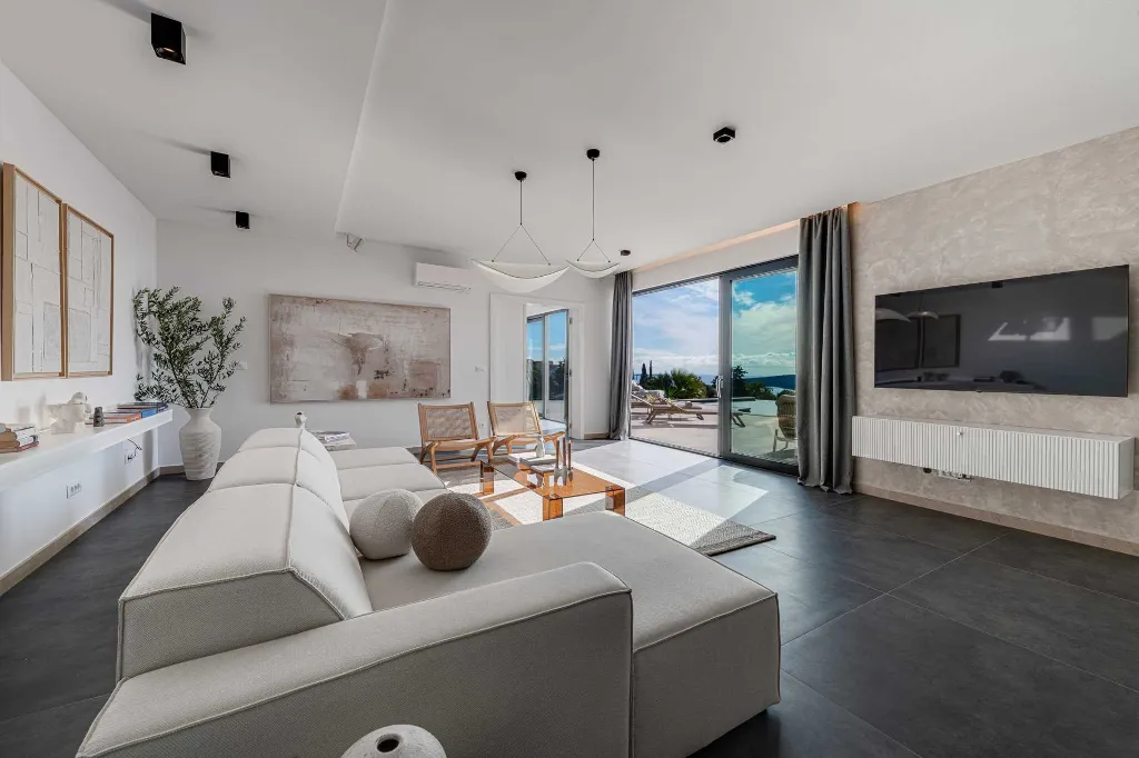 Contemporary Sea View Villa with Pool, Orašac
