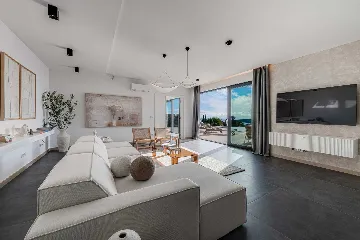 Contemporary Sea View Villa with Pool, Orašac