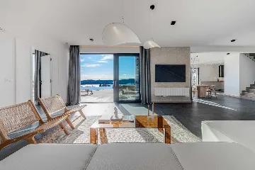 Contemporary Sea View Villa with Pool, Orašac