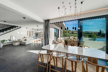 Contemporary Sea View Villa with Pool, Orašac