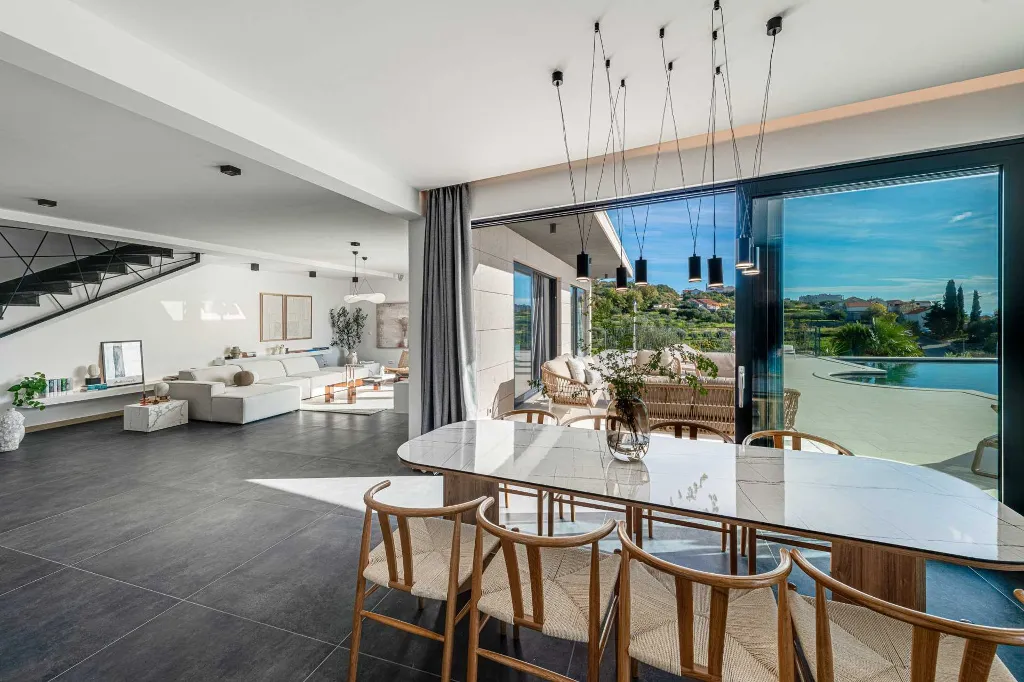 Contemporary Sea View Villa with Pool, Orašac