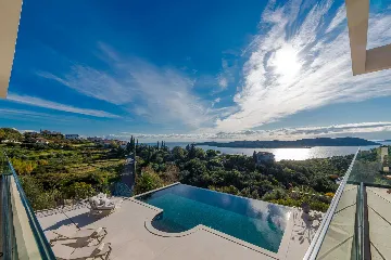 Contemporary Sea View Villa with Pool, Orašac