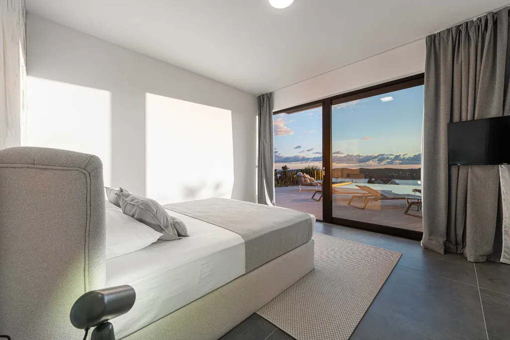 Contemporary Sea View Villa with Pool, Orašac