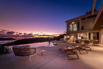 Contemporary Sea View Villa with Pool, Orašac