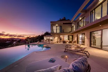 Contemporary Sea View Villa with Pool, Orašac