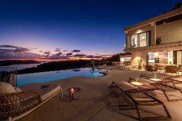 Contemporary Sea View Villa with Pool, Orašac