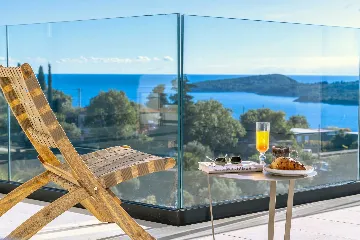 Contemporary Sea View Villa with Pool, Orašac