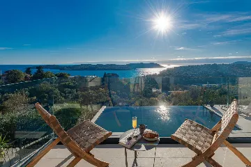 Contemporary Sea View Villa with Pool, Orašac