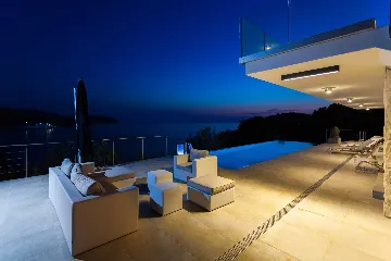 Contemporary Seafront Villa with Pool in Vela Luka