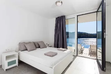 Contemporary Seafront Villa with Pool in Vela Luka