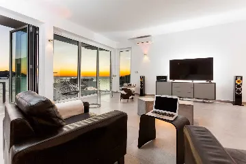 Contemporary Seafront Villa with Pool in Vela Luka