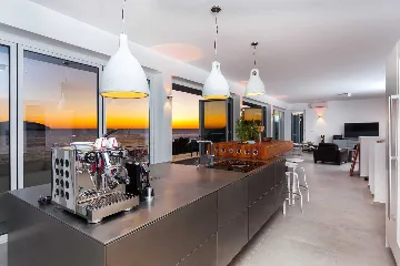 Contemporary Seafront Villa with Pool in Vela Luka