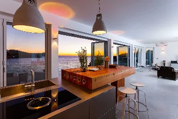 Contemporary Seafront Villa with Pool in Vela Luka