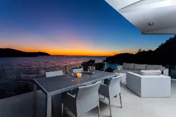 Contemporary Seafront Villa with Pool in Vela Luka