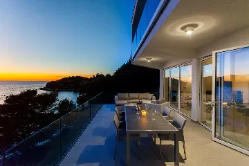 Contemporary Seafront Villa with Pool in Vela Luka