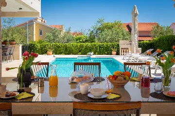 Spacious Family Villa with Pool in Vodice