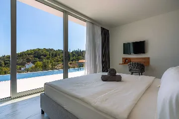 Modern Seaview Villa with Pool on Korčula