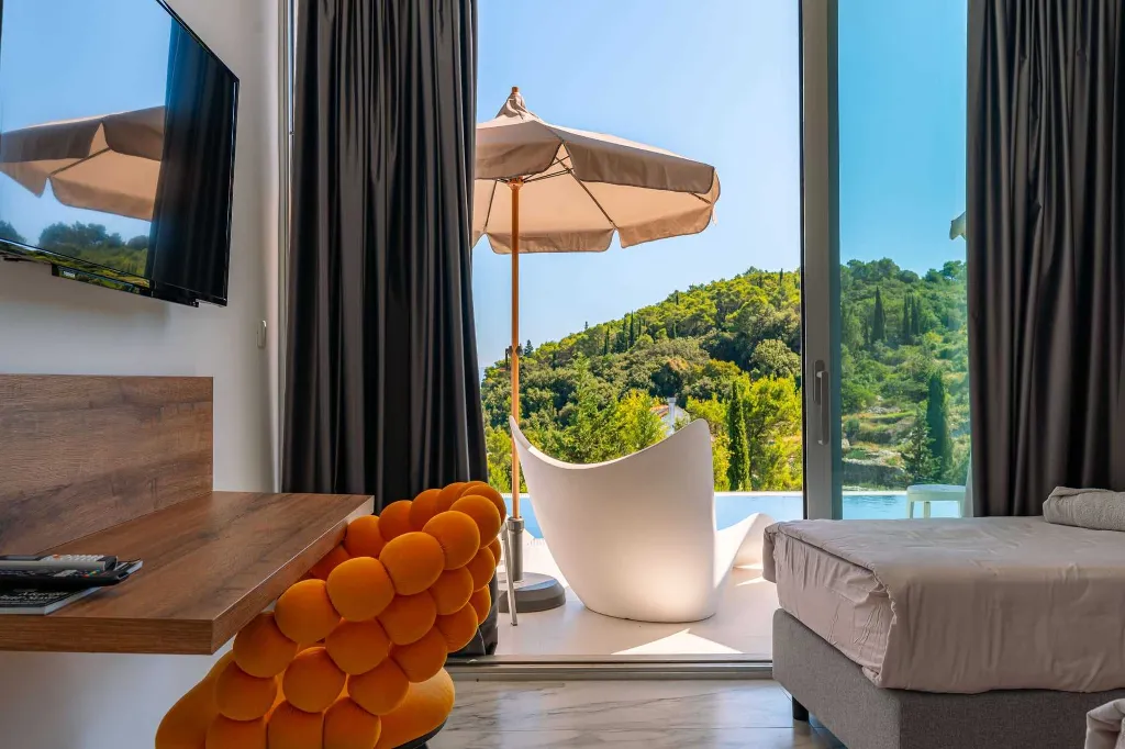 Modern Seaview Villa with Pool on Korčula
