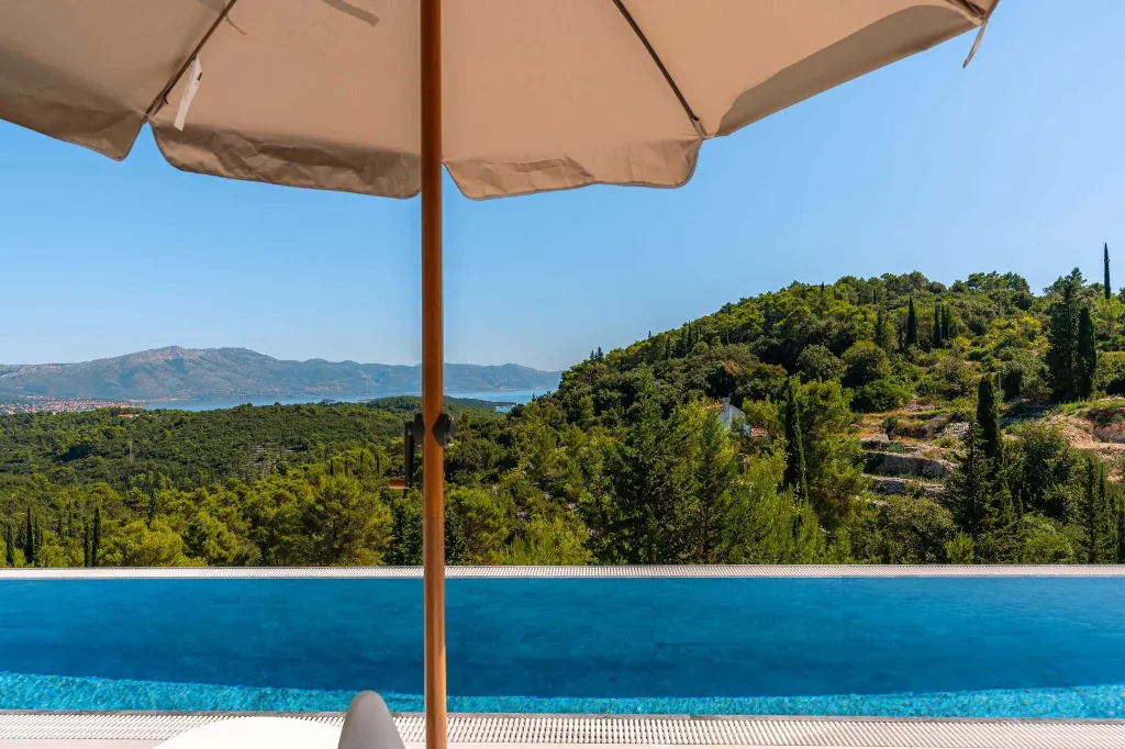 Modern Seaview Villa with Pool on Korčula