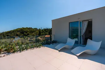 Modern Seaview Villa with Pool on Korčula