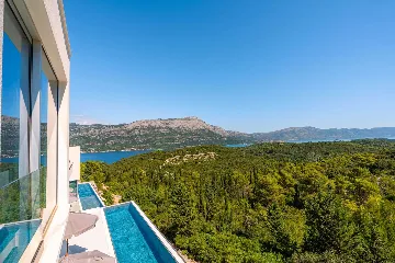 Modern Seaview Villa with Pool on Korčula
