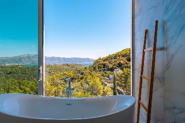 Modern Seaview Villa with Pool on Korčula