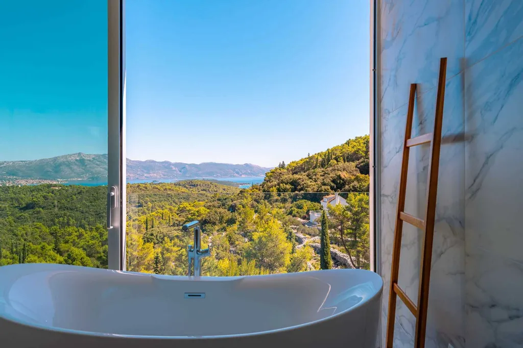 Modern Seaview Villa with Pool on Korčula