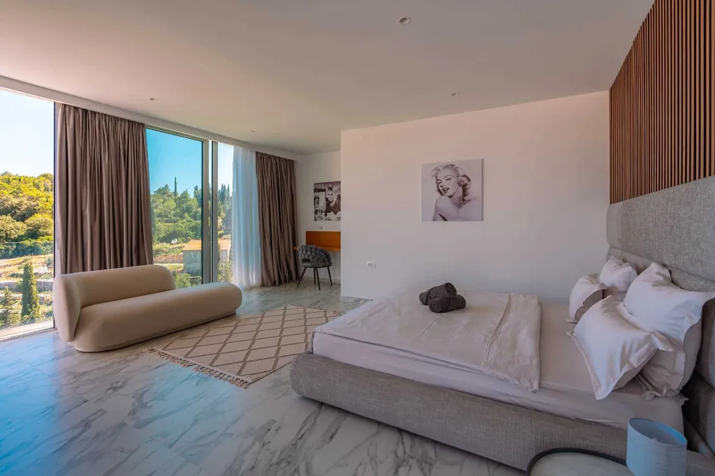 Modern Seaview Villa with Pool on Korčula
