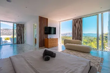 Modern Seaview Villa with Pool on Korčula