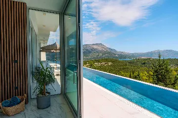 Modern Seaview Villa with Pool on Korčula