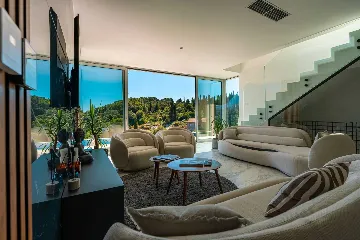 Modern Seaview Villa with Pool on Korčula