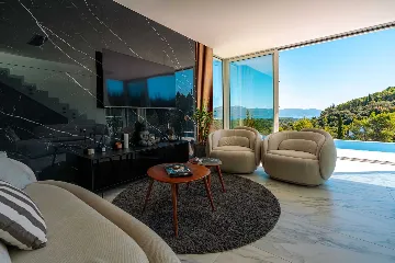 Modern Seaview Villa with Pool on Korčula