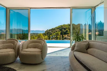 Modern Seaview Villa with Pool on Korčula