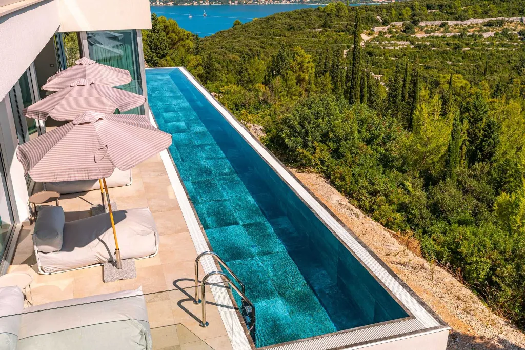 Modern Villa with Pool and Sauna in Žrnovo