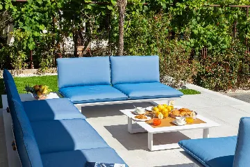 Contemporary Beachfront Villa with Pool in Rogoznica