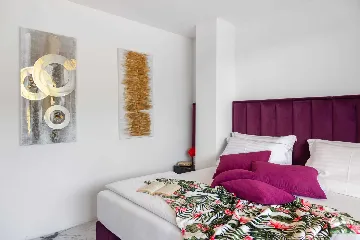 Contemporary Beachfront Villa with Pool in Rogoznica