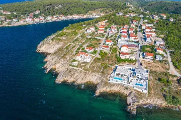 Beachfront Villa Retreat with Pool in Novigrad